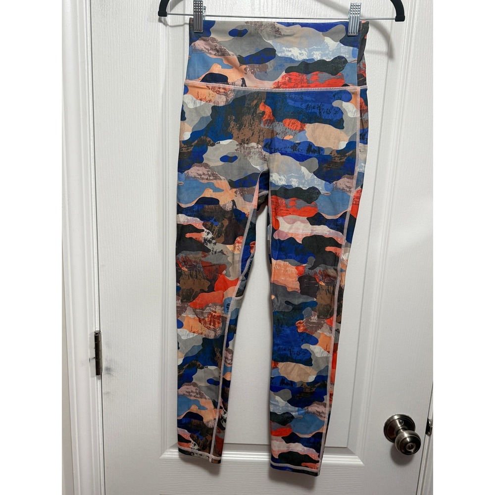 Fabletics Zion Mountain High rise Camo‎ Motion365 Leggings Womens S  Athleisure